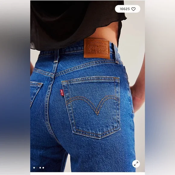 Women's Premium Ribcage Straight Ankle Jeans W27” L29” Jazz Pop EUC! - Picture 1 of 7